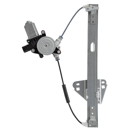 Pair Power Window Regulators with Motors Compatible with 2004-2008 TSX Driver and Passenger Set Rear 2 Pin Plug Connector Assemblies 72750SEA003 72710SEA003