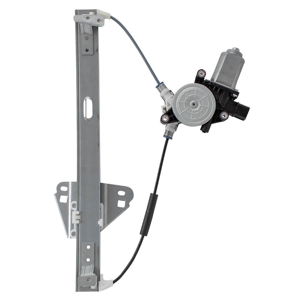 Power Window Regulator with Motor Compatible with 2004-2008 TSX Drivers Rear 2 Pin Plug Connector Assembly 72750SEA003 72750-SEA-003