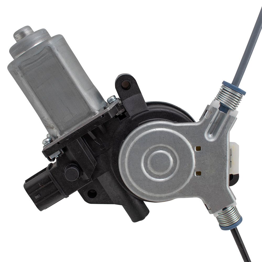 Power Window Regulator with Motor Compatible with 2004-2008 TSX Drivers Rear 2 Pin Plug Connector Assembly 72750SEA003 72750-SEA-003