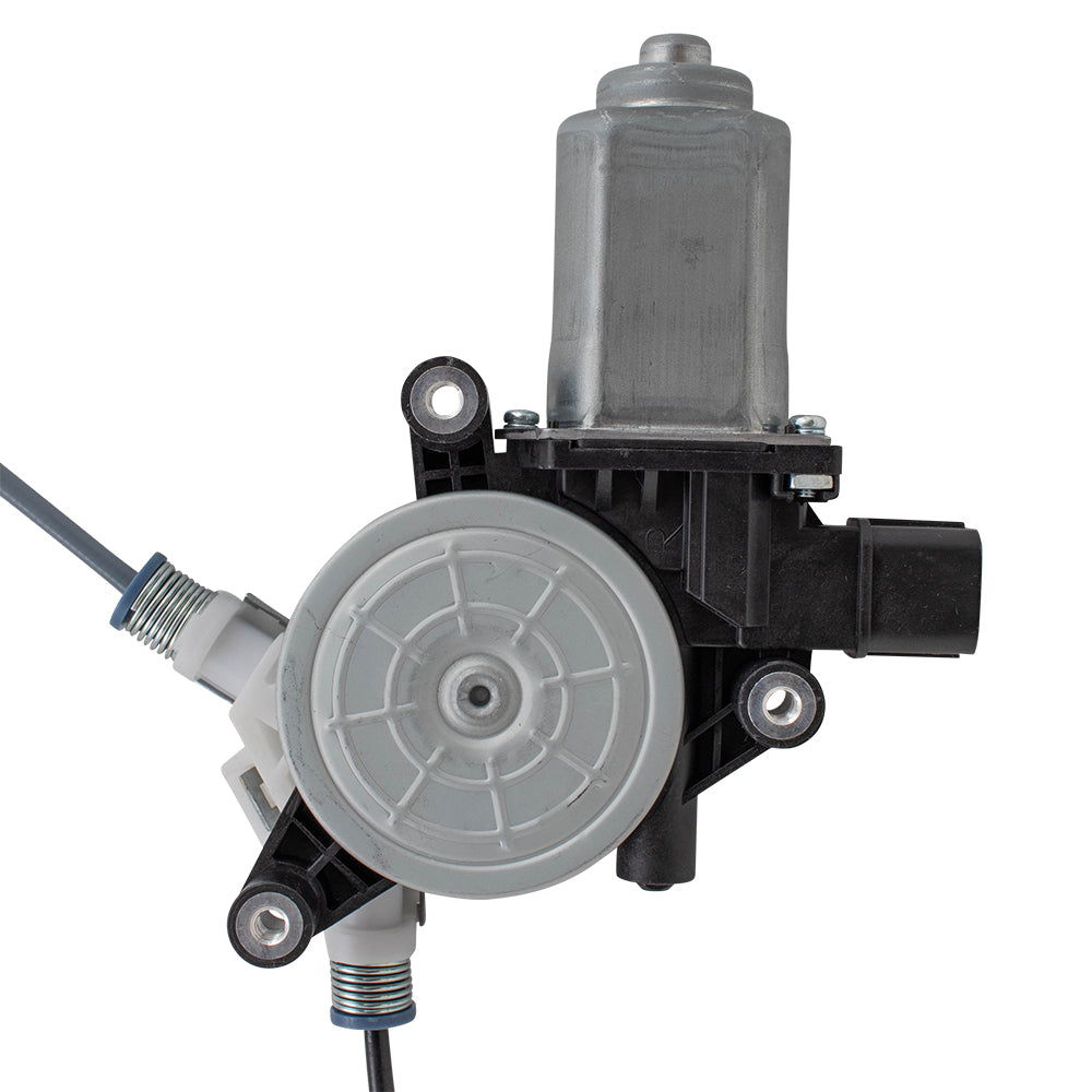 Power Window Regulator with Motor Compatible with 2004-2008 TSX Drivers Rear 2 Pin Plug Connector Assembly 72750SEA003 72750-SEA-003