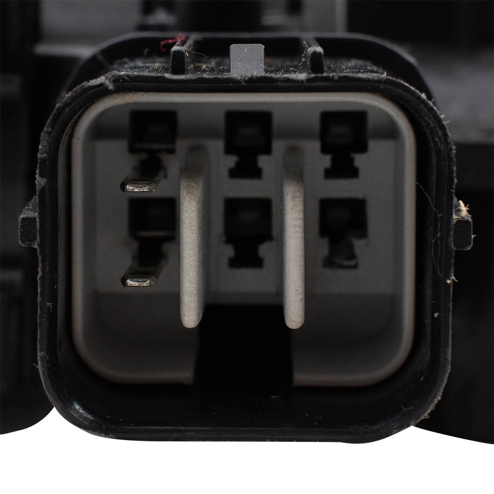 Power Window Regulator with Motor Compatible with 2004-2008 TSX Drivers Rear 2 Pin Plug Connector Assembly 72750SEA003 72750-SEA-003