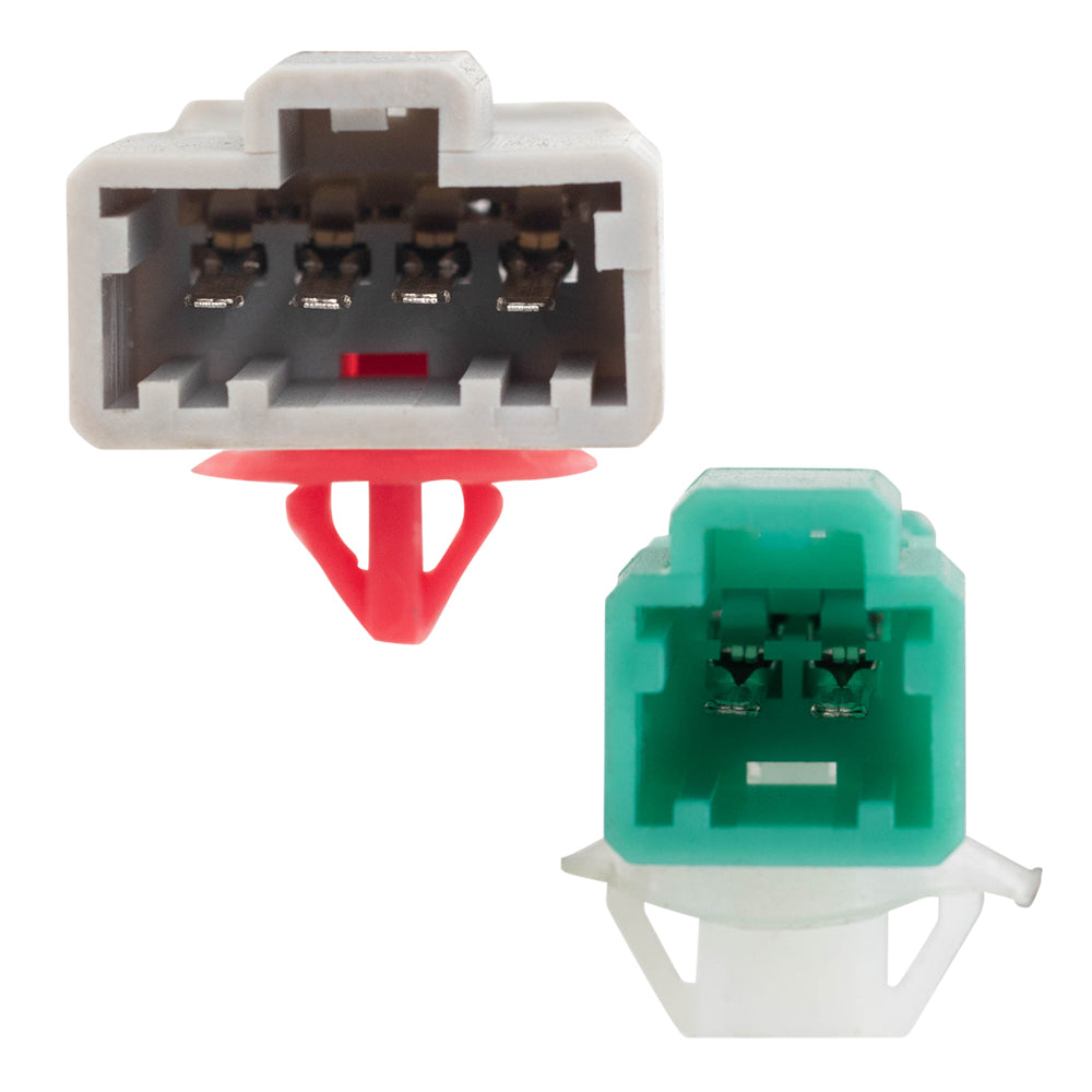 Fits Honda Odyssey 99-05 Set of Front Power Window Regulators Motors Assemblies