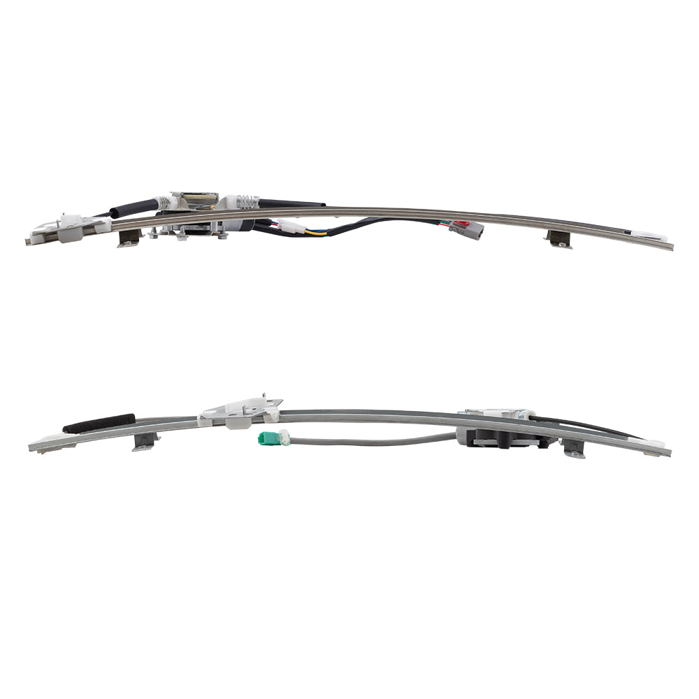 Fits Honda Odyssey 99-05 Set of Front Power Window Regulators Motors Assemblies