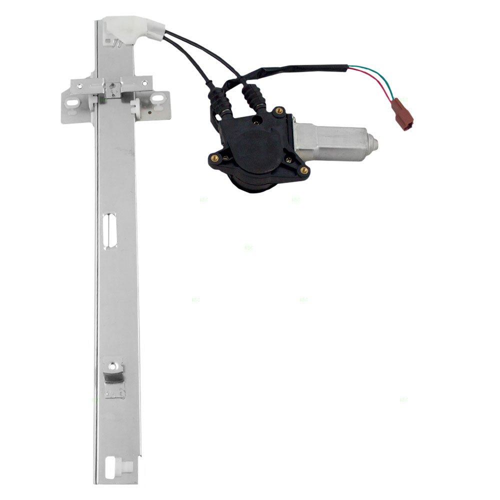Passengers Rear Power Window Lift Regulator with Motor Assembly Compatible with 90-93 Accord 72710SM4J01
