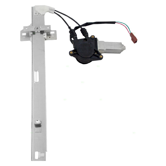Passengers Rear Power Window Lift Regulator with Motor Assembly Compatible with 90-93 Accord 72710SM4J01