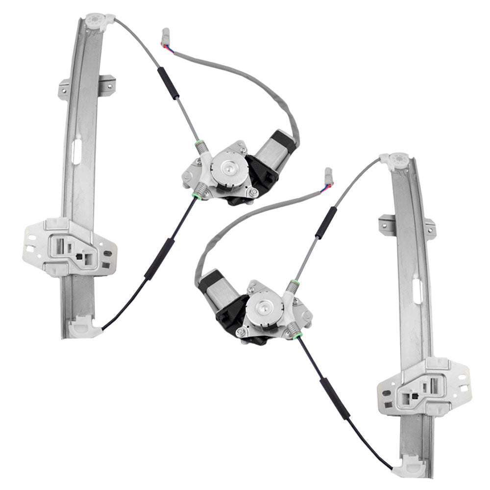 Driver and Passenger Front Power Window Lift Regulators & Motors Assemblies Compatible with 96-00 Civic Sedan 72250S04A04 72210S04A03