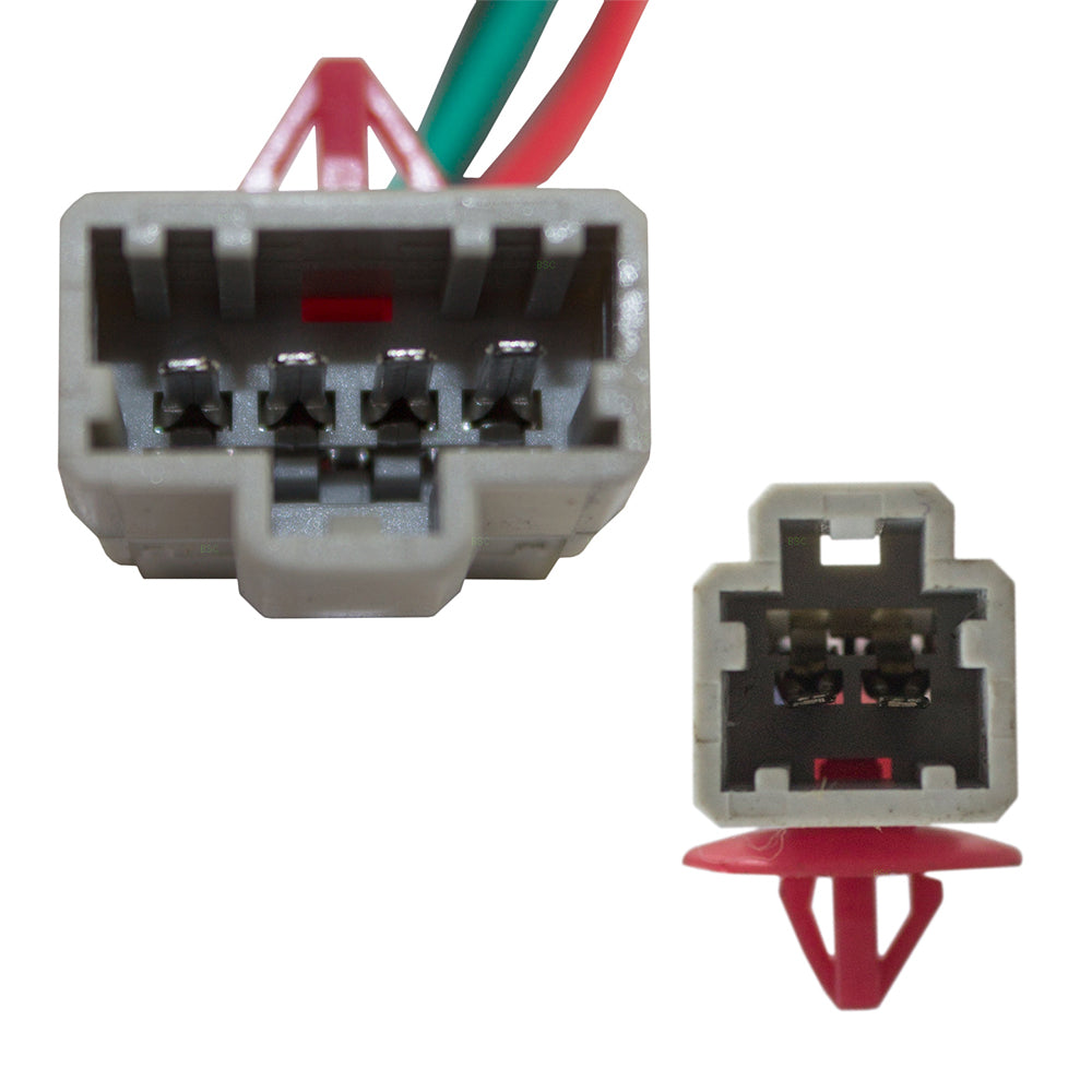 Driver and Passenger Front Power Window Lift Regulators & Motors Assemblies Compatible with 96-00 Civic Coupe 04725S00A01 04720S00A01