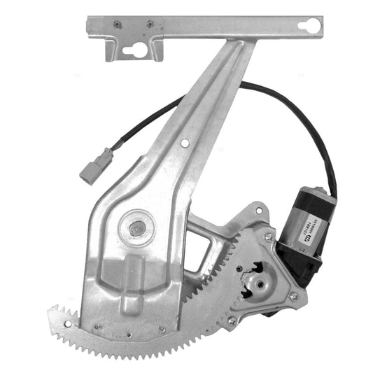 Drivers Rear Power Window Lift Regulator with Motor Assembly Compatible with 96-00 Civic Sedan 04726S01A01