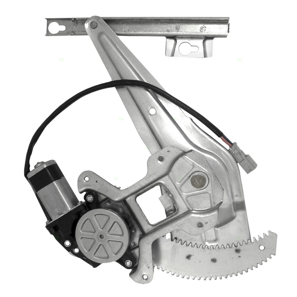 Drivers Rear Power Window Lift Regulator with Motor Assembly Compatible with 96-00 Civic Sedan 04726S01A01