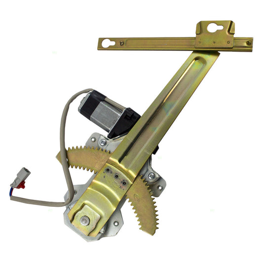 Drivers Rear Power Window Lift Regulator with Motor Assembly Compatible with 97-01 SUV 72715-SW3-505