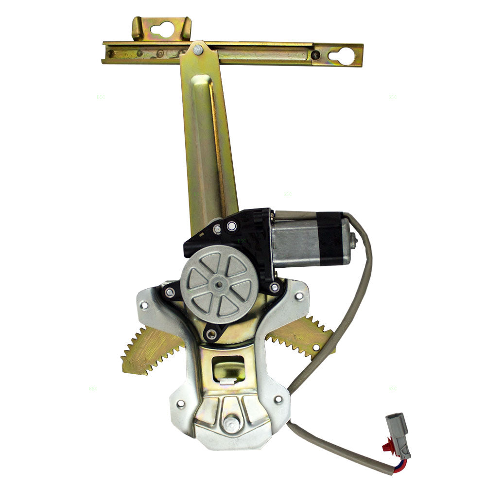 Drivers Rear Power Window Lift Regulator with Motor Assembly Compatible with 97-01 SUV 72715-SW3-505