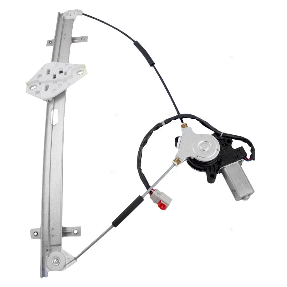 Fits Honda CR-V 02-06 Drivers Front Power Window Regulator 6 Pin Motor Assembly