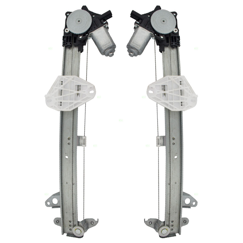 Driver and Passenger Front Power Window Lift Regulators with Motors Compatible with 08-12 Accord 72250-TA0-A12 72210-TA0-A12