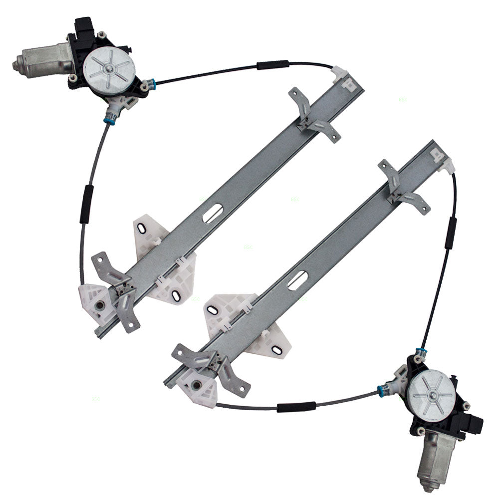 Driver and Passenger Front Power Window Lift Regulators & Motors Assemblies Compatible with 03-07 Accord 72250SDAA02 72210SDAA02