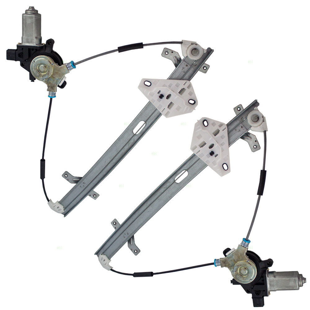 Driver and Passenger Front Power Window Lift Regulators & Motors Assemblies Compatible with 03-07 Accord 72250SDAA02 72210SDAA02
