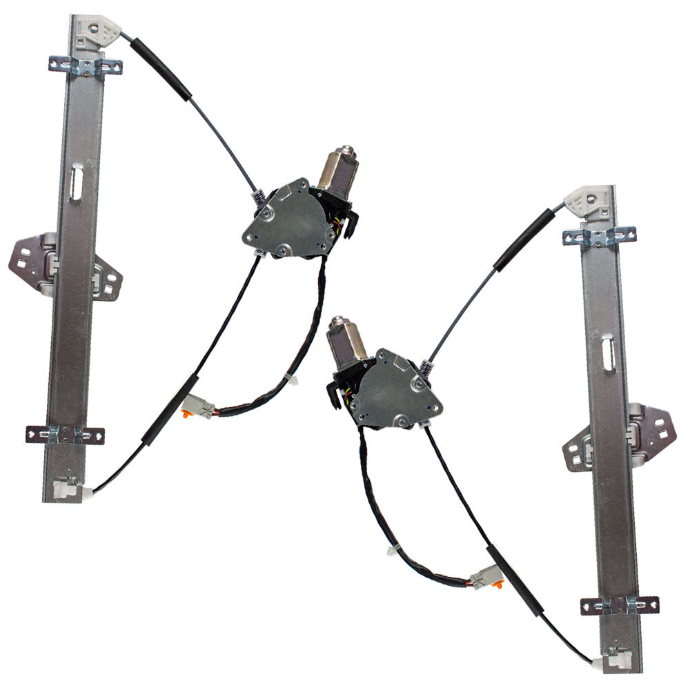 Driver and Passenger Front Power Window Lift Regulators & Motors Assemblies Compatible with 03-08 SUV 72250S9VA02(01) 72210S9VA02(01)