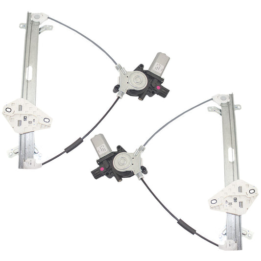 Driver and Passenger Front Power Window Lift Regulators & Motors Assemblies Compatible with 03-07 Accord 72250SDNA03 72210SDNA03
