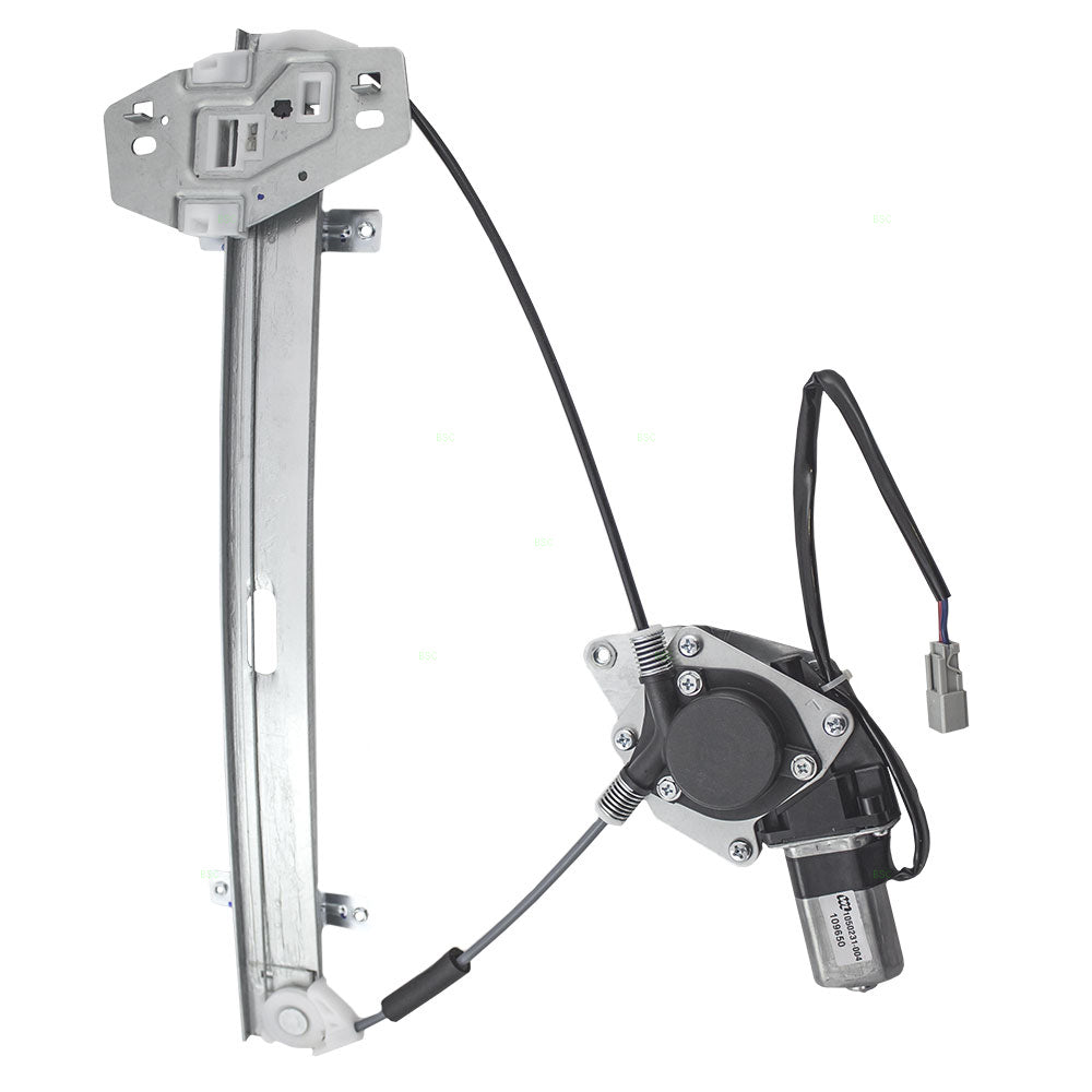 for Rear Driver Side Power Window Regulator with Motor Compatible with 2001-2006 Acura MDX