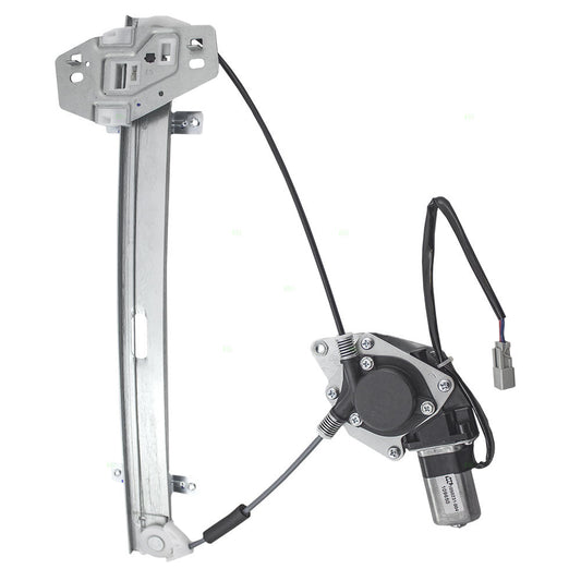 for Rear Driver Side Power Window Regulator with Motor Compatible with 2001-2006 Acura MDX