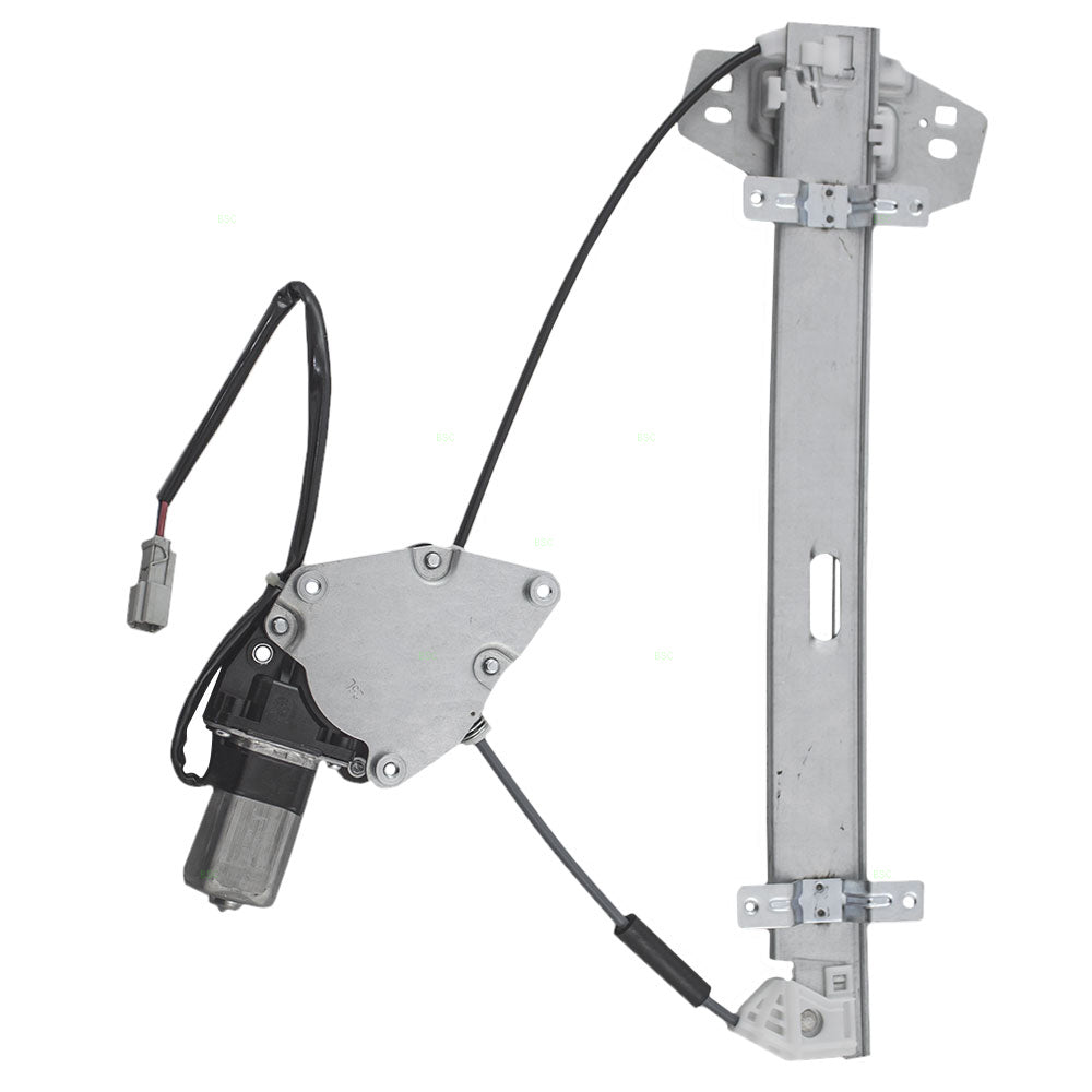 for Rear Driver Side Power Window Regulator with Motor Compatible with 2001-2006 Acura MDX