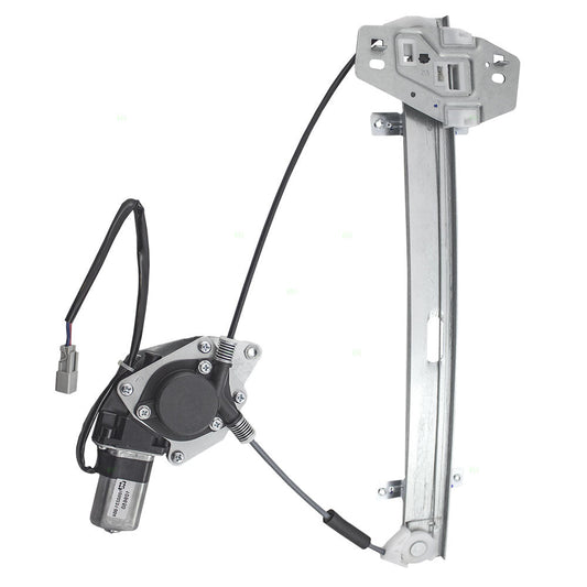 for Rear Passenger Side Power Window Regulator with Motor Compatible with 2001-2006 Acura MDX