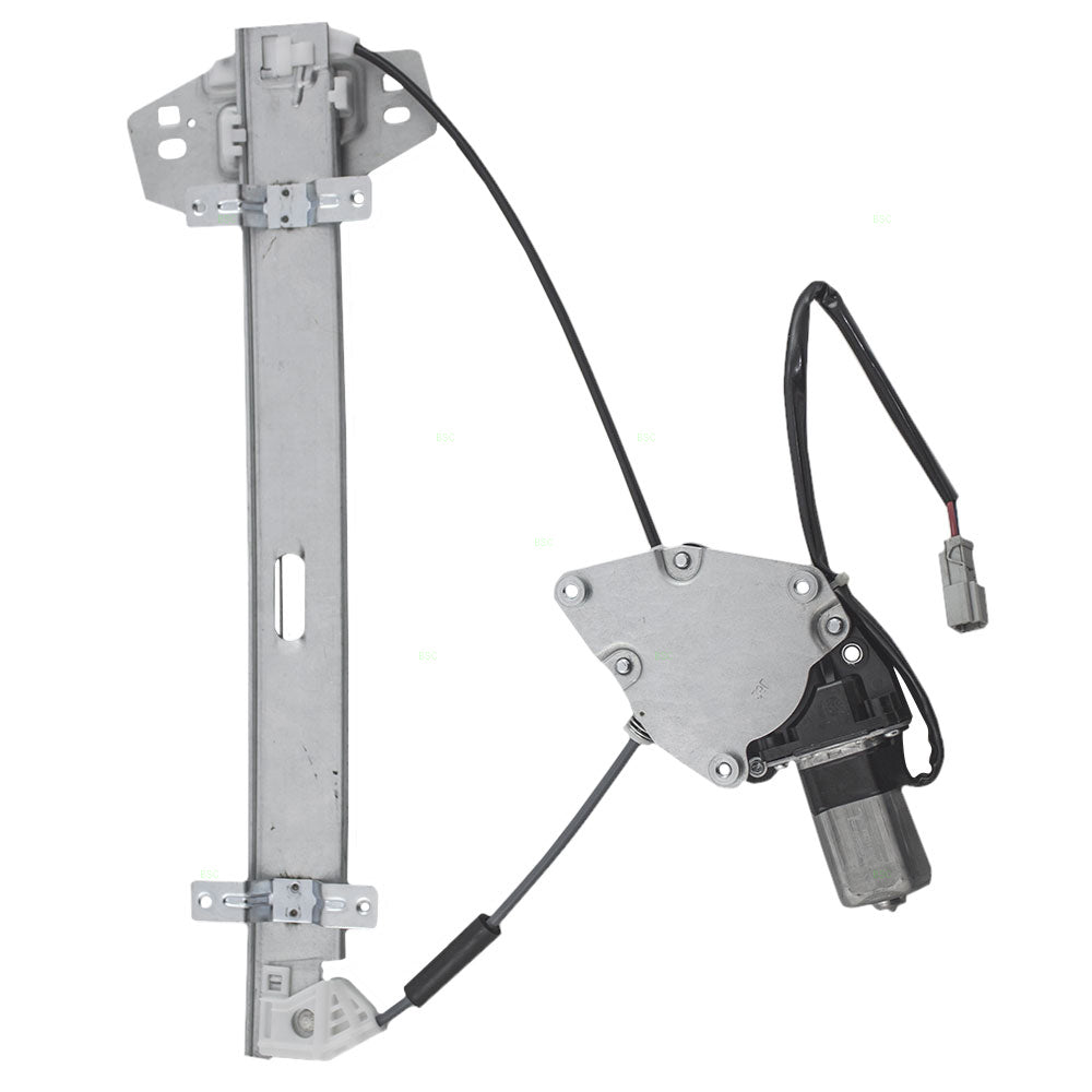 for Rear Passenger Side Power Window Regulator with Motor Compatible with 2001-2006 Acura MDX