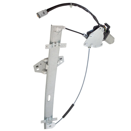 Passengers Front Power Window Lift Regulator & Motor with 6 Pin Connector Assembly Compatible with 03-06 MDX 72210-S3V-A52