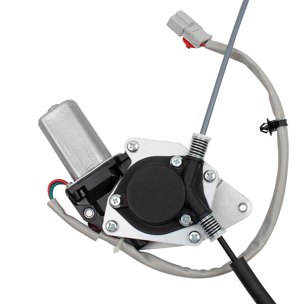 Passengers Front Power Window Lift Regulator w/ Motor 2 Pin Connector Assembly Compatible with 99-01 TL 72210S0KA03