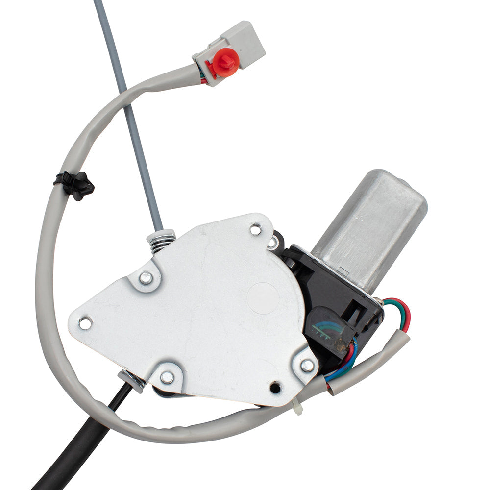 Passengers Front Power Window Lift Regulator w/ Motor 2 Pin Connector Assembly Compatible with 99-01 TL 72210S0KA03