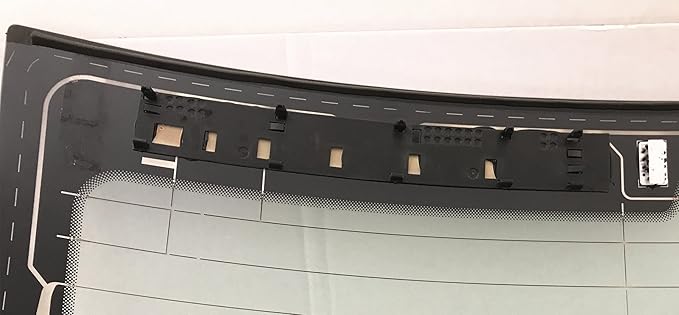 Heated Back Window Back Glass Compatible with Volkswagen Jetta / GLI 4 Door Sedan 2006-2010 Models