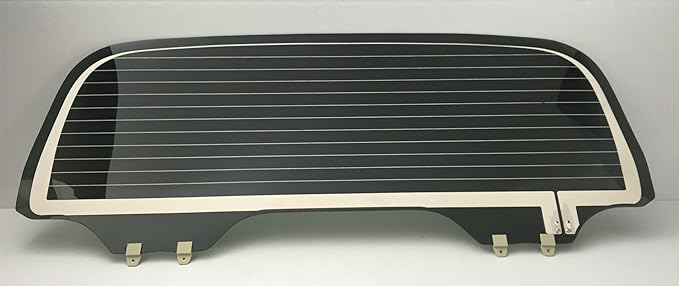 Heated Power Drop Down?Style Back Window Back Glass Compatible with Toyota Tundra Pickup 4 Door Crew Cab 2004-2006 Models