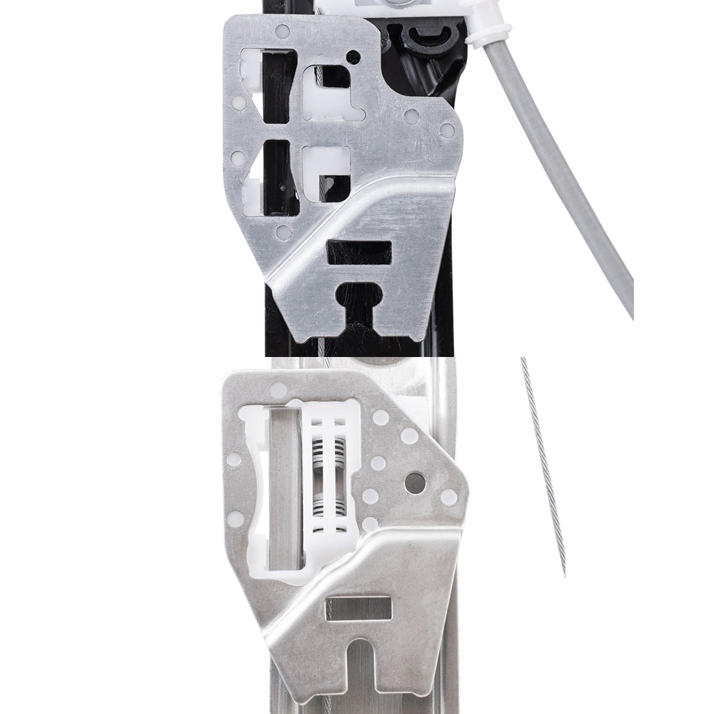 Driver and Passenger Side Front and Rear Power Window Regulators with Motor 4 Piece Set Compatible with 1999-2005 3-Series Sedan or Wagon