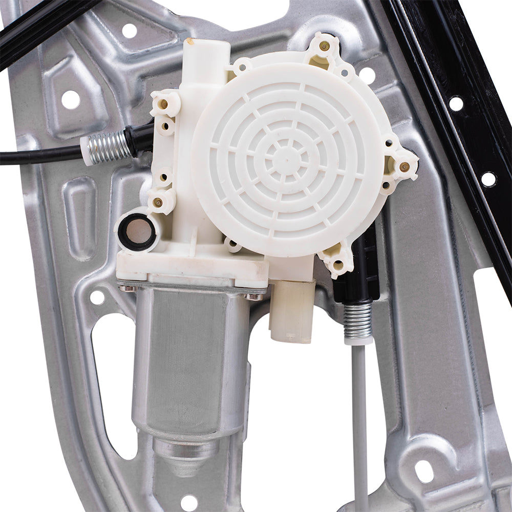 Front Drivers and Passengers Power Window Regulators w/ Motor 2 Pin Connector Compatible with 95-01 7 Series w/o Anti-Theft Glass