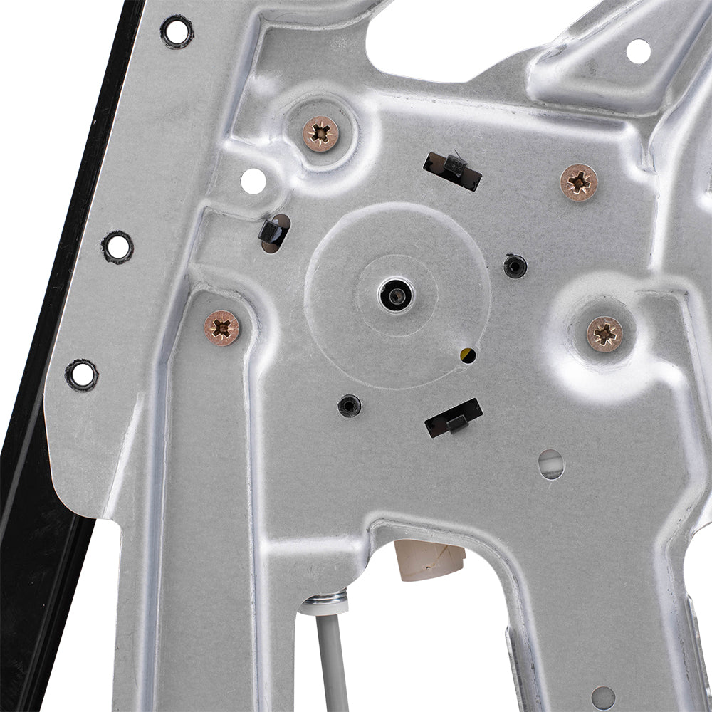 Front Drivers and Passengers Power Window Regulators w/ Motor 2 Pin Connector Compatible with 95-01 7 Series w/o Anti-Theft Glass