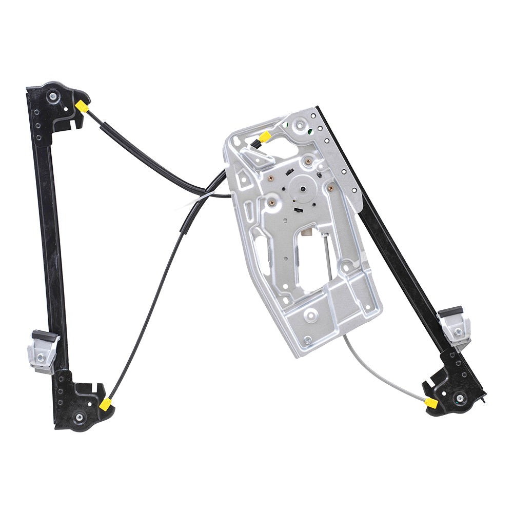 Front Drivers Power Window Regulator w/ Motor 2 Pin Connector Compatible with 95-01 7 Series w/o Anti-Theft Glass