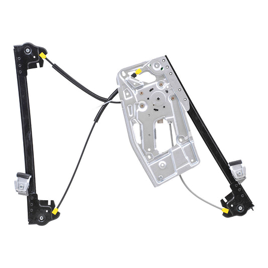 Front Drivers Power Window Regulator w/ Motor 2 Pin Connector Compatible with 95-01 7 Series w/o Anti-Theft Glass