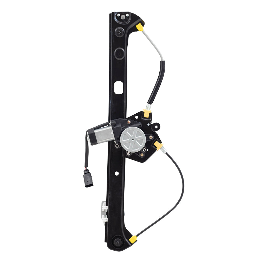 Driver and Passenger Rear Power Window Lift Regulators with Motors Assemblies Compatible with 2000-2006 X5 51357125059 51357125060