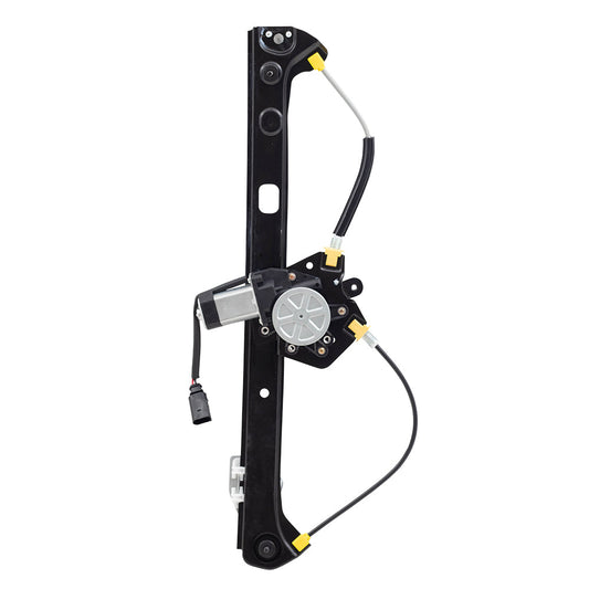 Driver and Passenger Rear Power Window Lift Regulators with Motors Assemblies Compatible with 2000-2006 X5 51357125059 51357125060