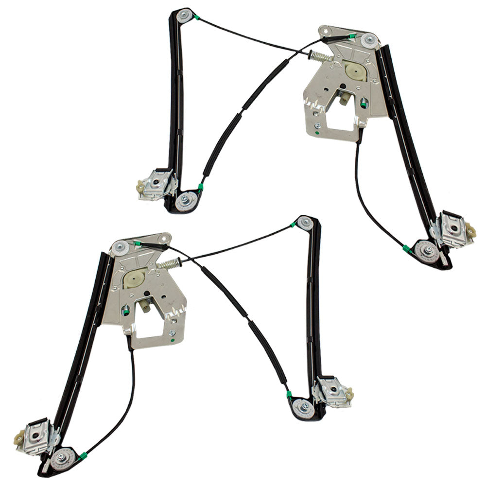 Driver and Passenger Front Power Window Regulators Compatible with 1997-2003 5 Series 2000-2003 M5 51 33 8 252 393 51 33 8 252 394