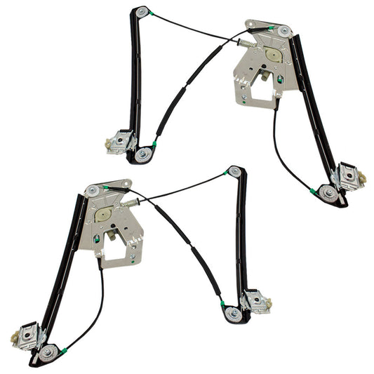 Driver and Passenger Front Power Window Regulators Compatible with 1997-2003 5 Series 2000-2003 M5 51 33 8 252 393 51 33 8 252 394