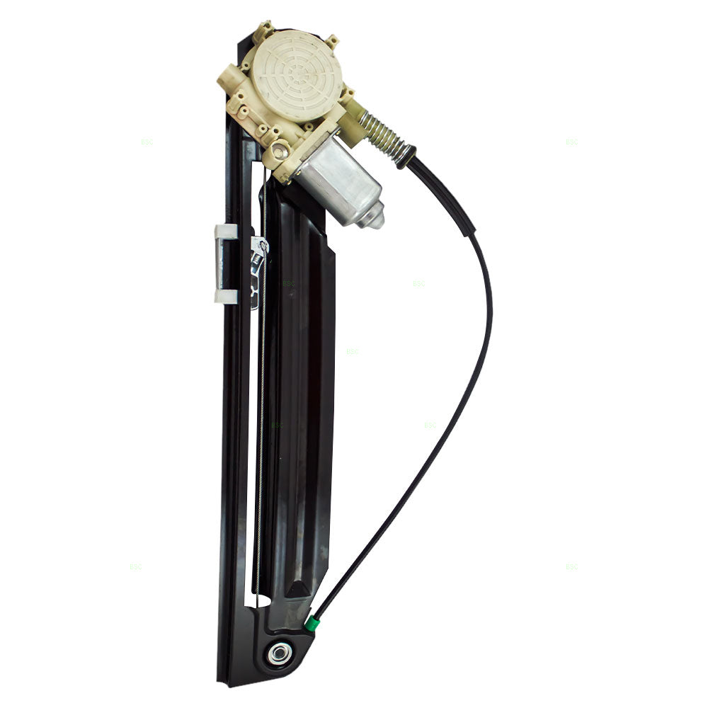 Drivers Rear Power Window Lift Regulator with Motor Assembly Compatible with 1999-2003 5 Series 00-03 M5 51 35 8 252 429