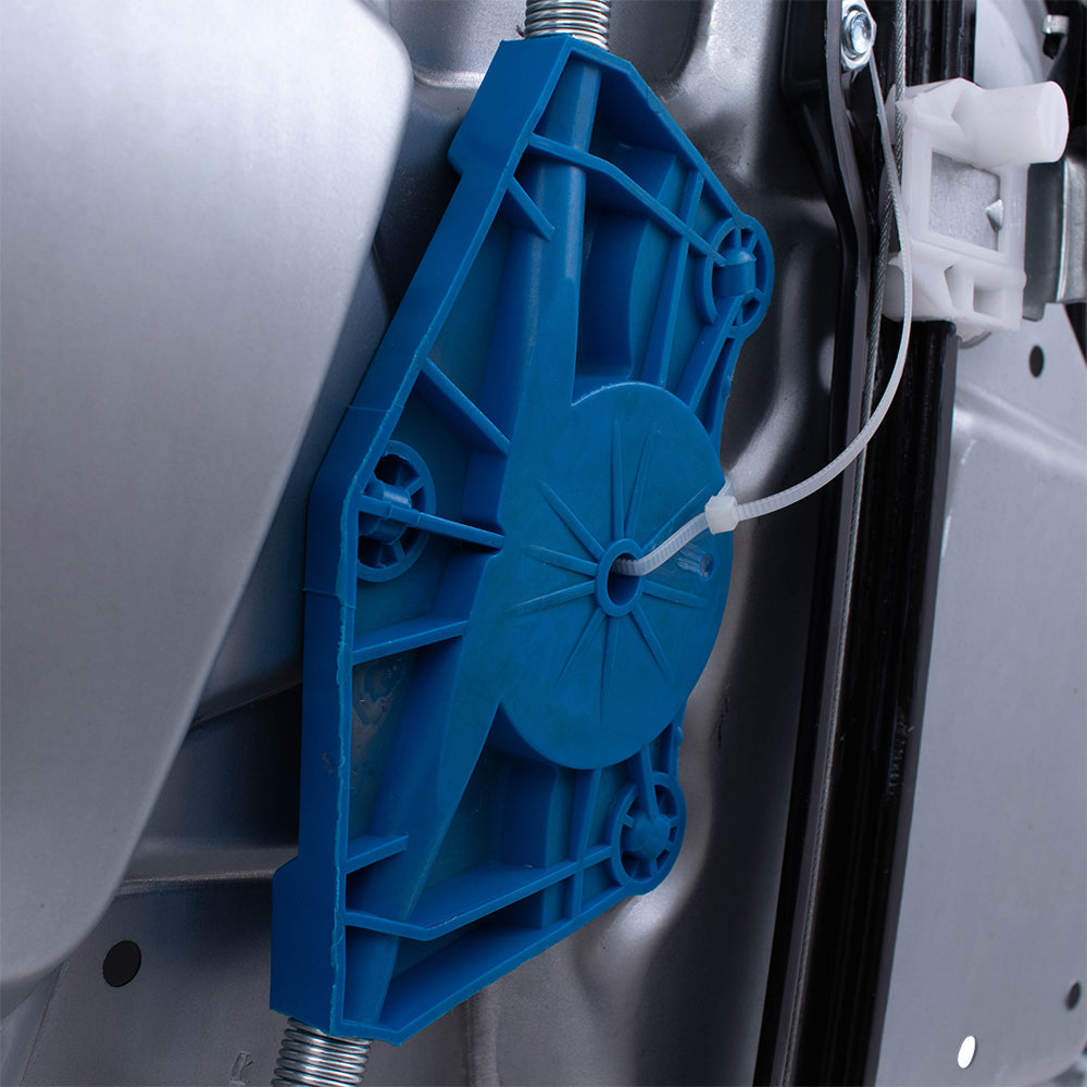 Driver and Passenger Front Power Window Lift Regulators with Interior Door Panels Compatible with 1998-2010 New Beetle 1C0837655C 1C0837656C