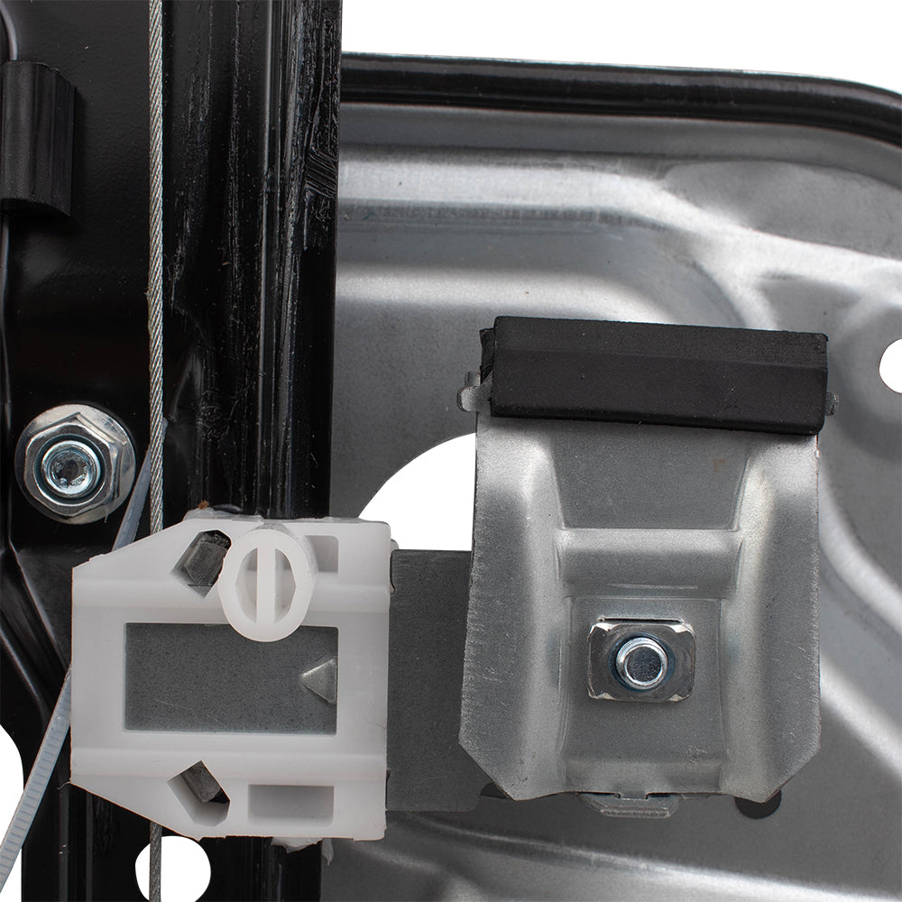 Driver and Passenger Front Power Window Lift Regulators with Interior Door Panels Compatible with 1998-2010 New Beetle 1C0837655C 1C0837656C