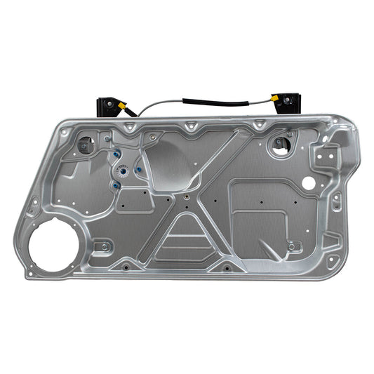 Driver and Passenger Front Power Window Lift Regulators with Interior Door Panels Compatible with 1998-2010 New Beetle 1C0837655C 1C0837656C