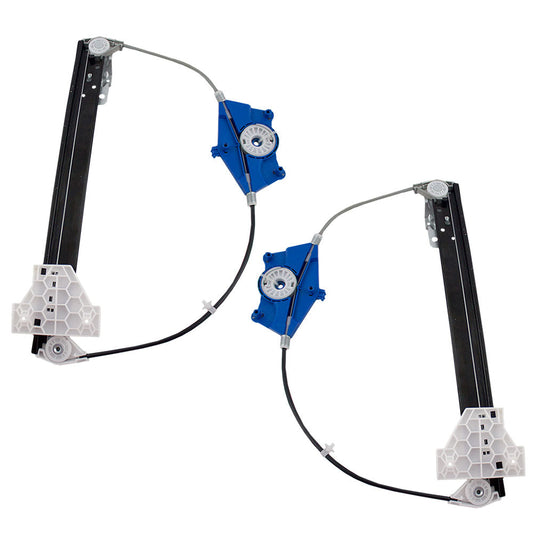 Power Window Regulator Set fits Audi A4 RS4 S4 Sedan Wagon Gen 2 Gen 3 Rear Pair