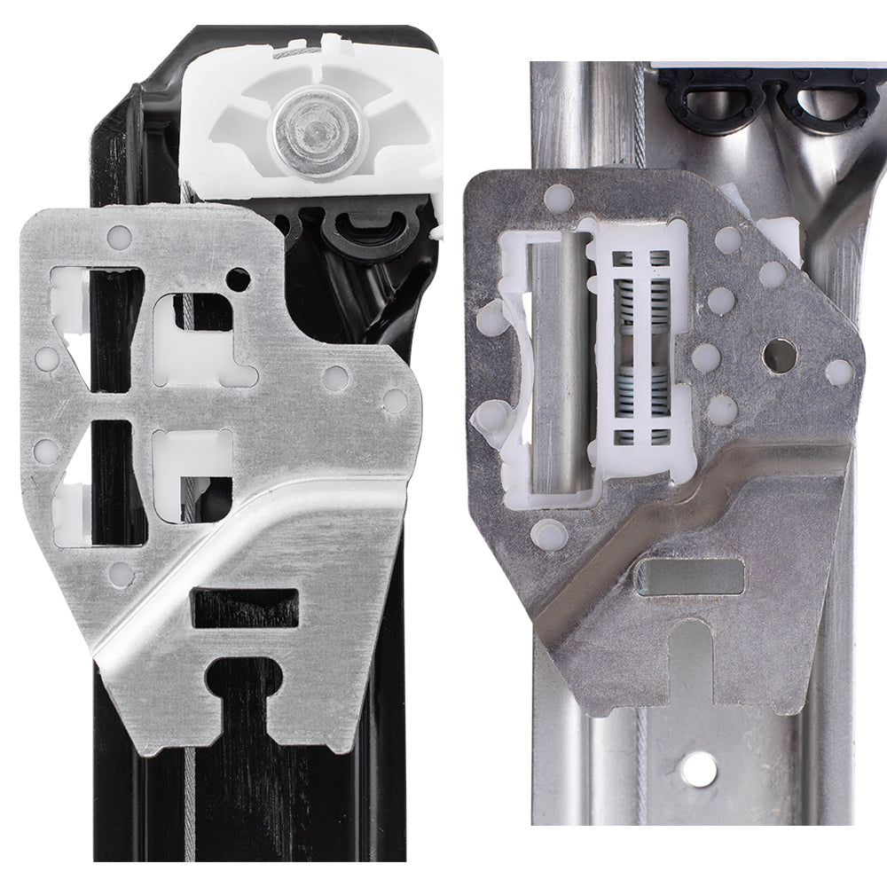 4 Pc Set of Power Window Regulators W/O Motor for 1999-2005 3-Series Sedan/Wagon