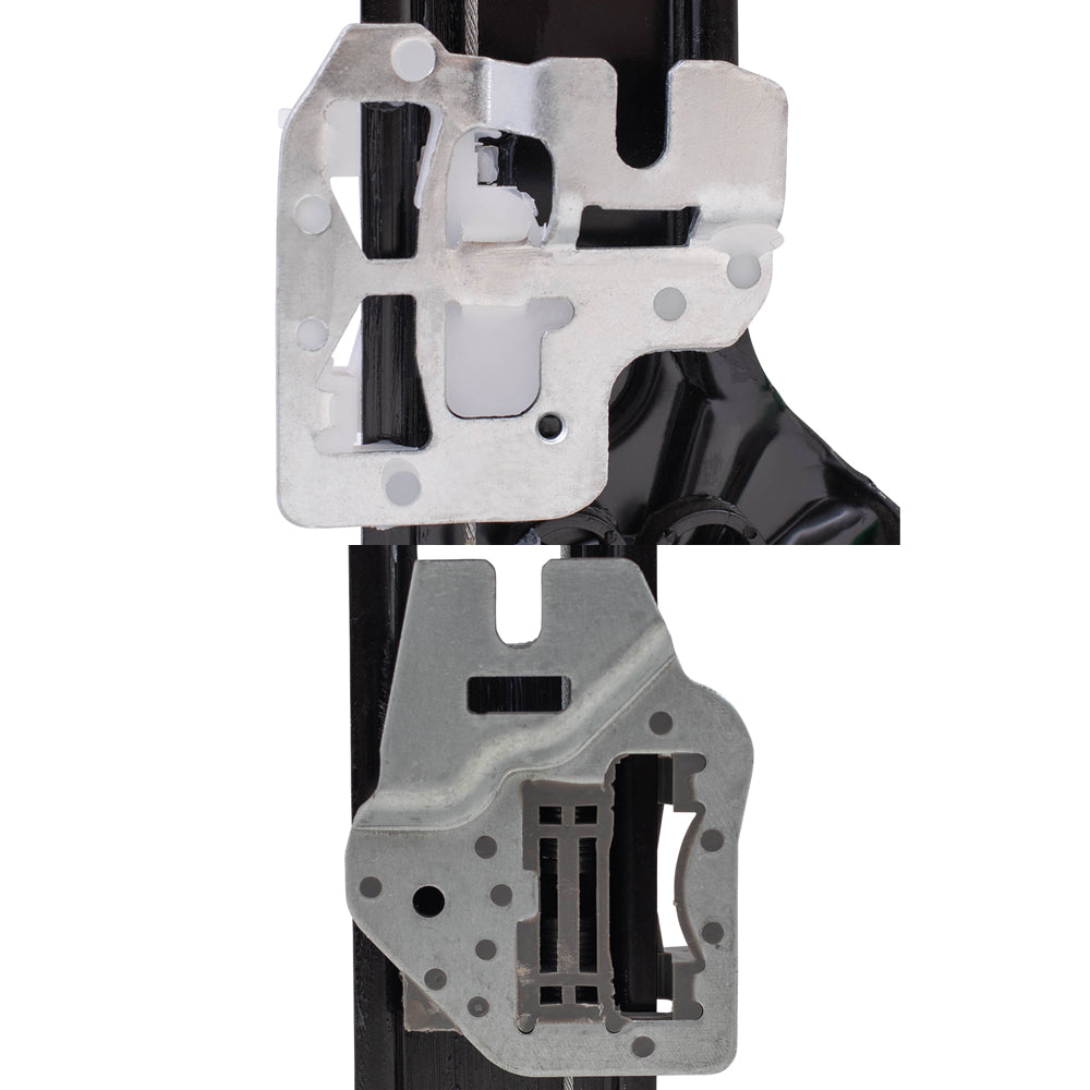 Front and Rear Driver and Passenger Side Power Window Regulators Without Motor 4 Piece Set Compatible with 2000-2006 X5