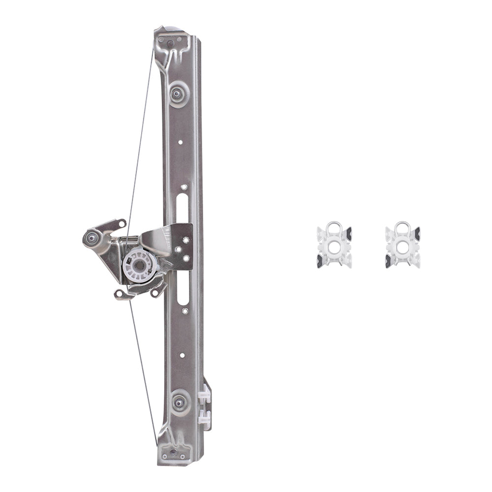 Passengers Rear Power Window Lift Regulator & Sliding Pivot Clips Compatible with 1999-2005 3 Series Sedan Wagon 51358212100