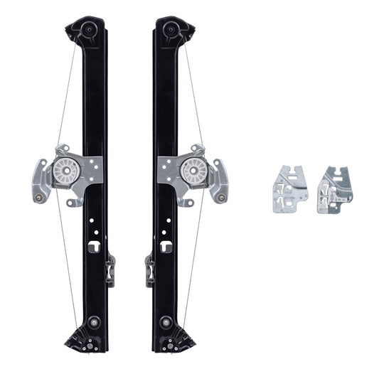 Pair Rear Power Window Regulators Compatible with 2000-2006 X5