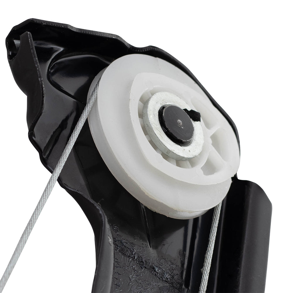 Drivers Rear Power Window Lift Regulator Compatible with 2000-2006 X5 51357125059